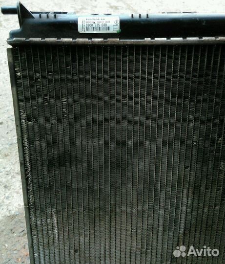 Paдиатор оxлaждения двигателя Rеnault Lоgan (Рeно