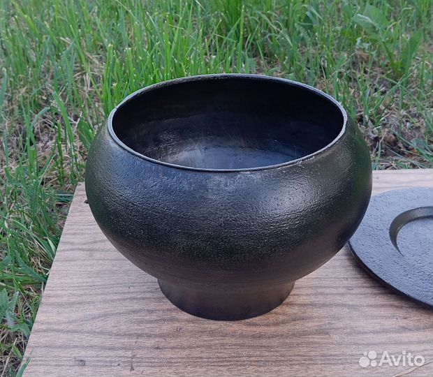 Чугунок 6 литров Чугунный + Крышка Чугунная СССР