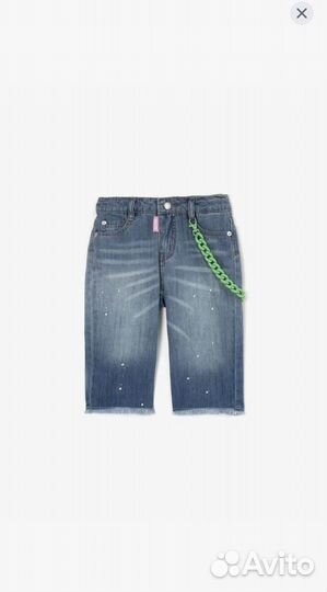 Gulliver бриджи джинсовые для девочки. Новые