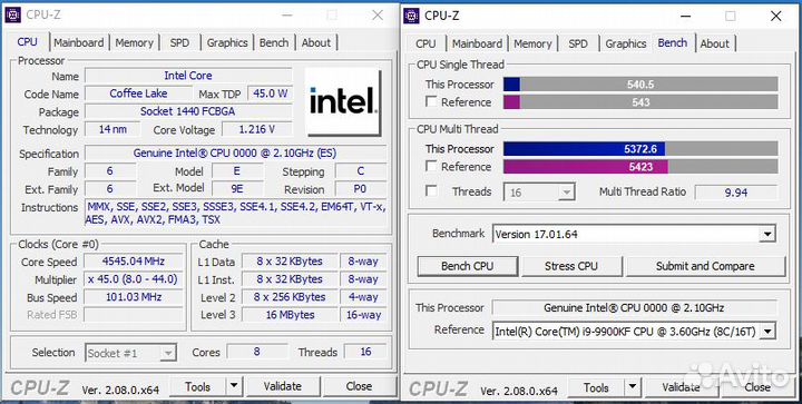 Игровой компьютер мини I9/RX5700XT/32GB/SSD