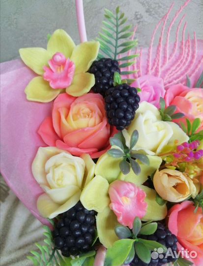 Букет из мыльных цветов на 1 сентября