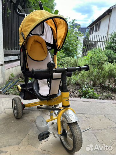 Велосипед коляска с ручкой