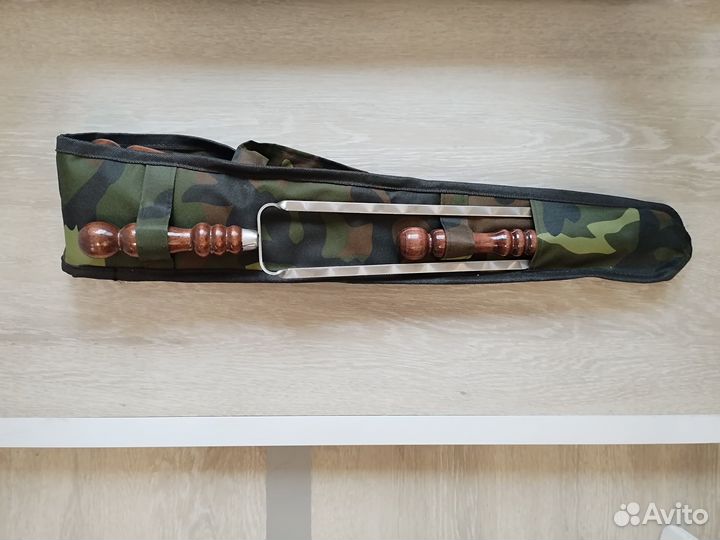 Новый подарочный набор шампуров в чехле 8 предм-ов