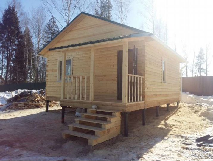 Каркасный дачный домик