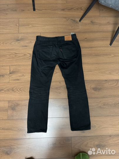 Джинсы мужские levis premium 501 w34 l32 черные