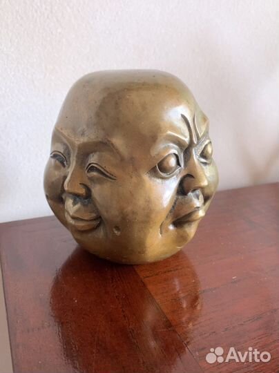 Статуэтка голова Будды 4 лика 4 эмоции