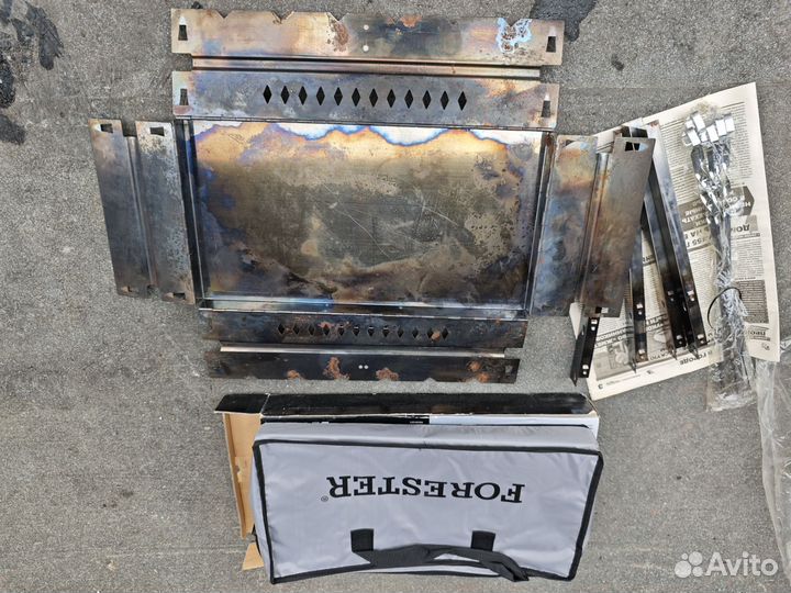 Мангал разборный походный, толщина стенок 0,9 мм