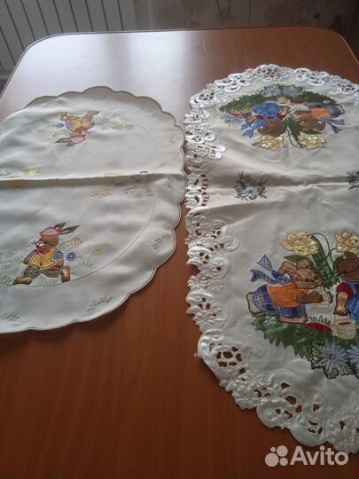 Винтажные скатерти салфетки