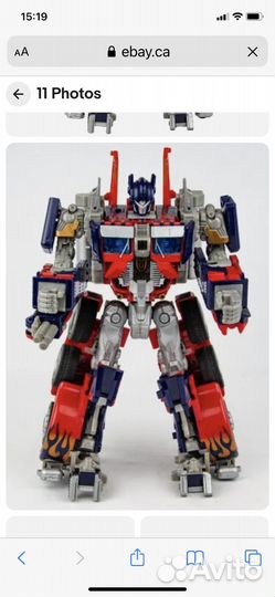 Оптимус Прайм оригинал 2006 Hasbro