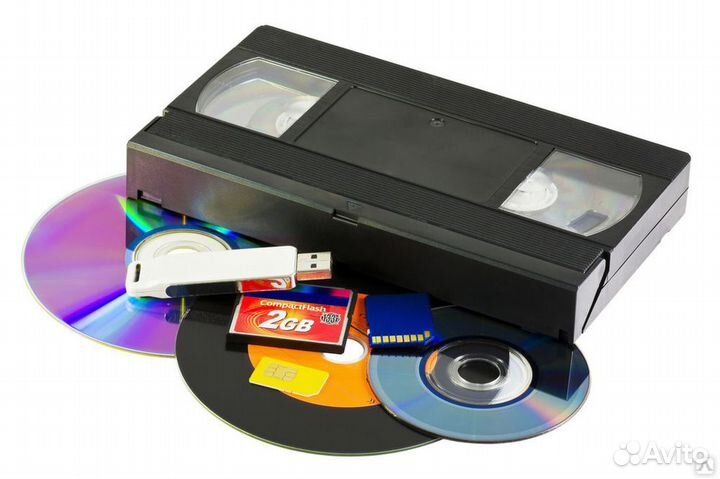 Оцифровка видеокассет VHS, mini-DV