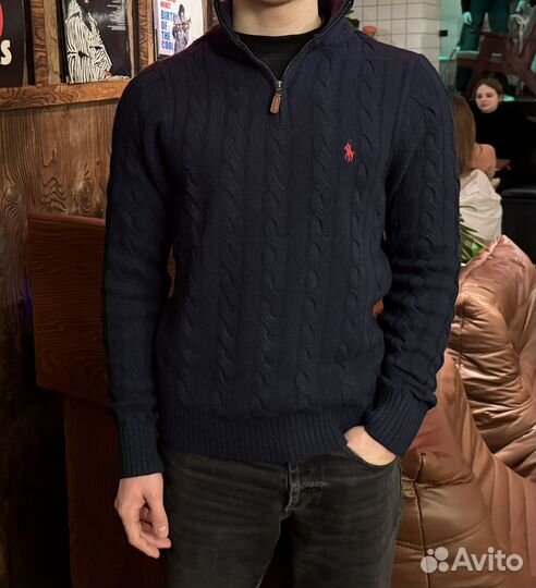 Кофта полузамок polo raulph lauren