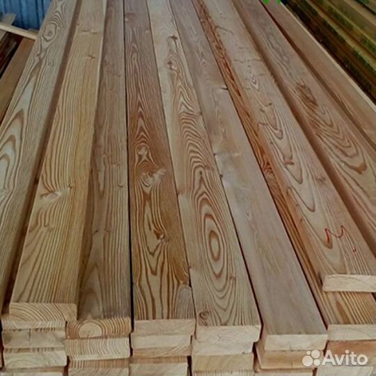 Шлифованные доски лиственницы 45x170 мм, высокоточ