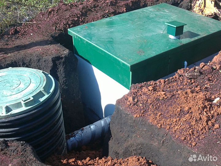 Септик био Малахит пластиковый