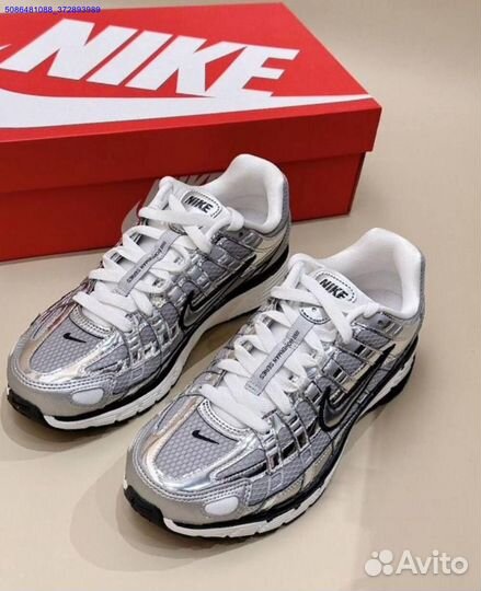 Кроссовки nike p6000 silver оригинал