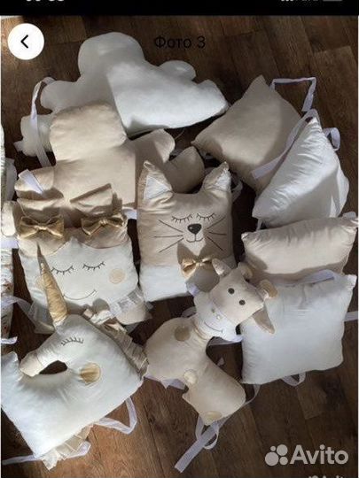 Бортики в детскую кроватку