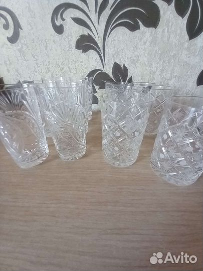 Хрустальные стаканы