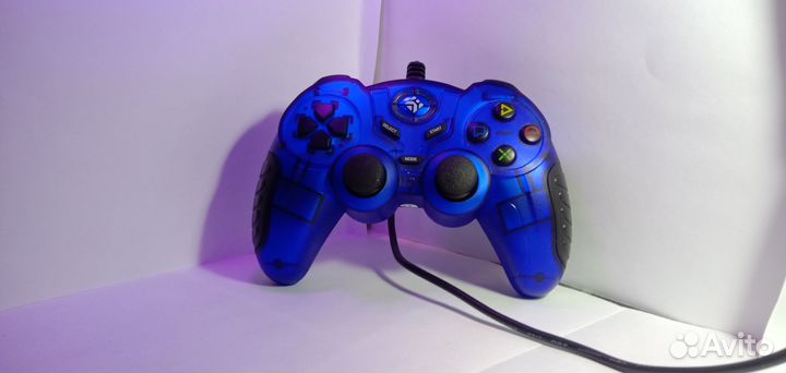Геймпад проводной dexp G-01A Синий
