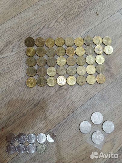 Коллекция монет. 108 штук