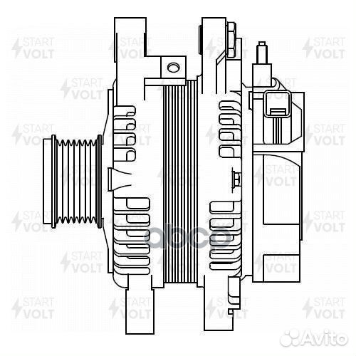 Генератор Lexus RX (09) /Toyota Highlander (08