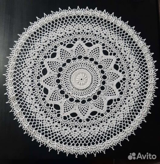 Салфетка кружево, рельефная, ажурная