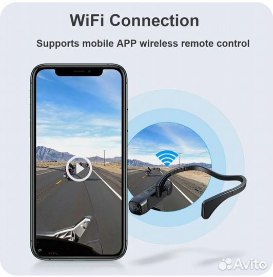 Видеокамера на голову, регистратор, экшн камера