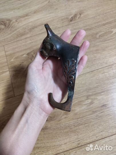 Крючок настенный СССР рысь