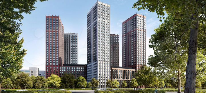 1-к. апартаменты, 41,9 м², 26/30 эт.