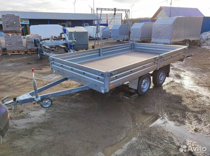 Прицеп легковой с опорным колесом в сборе