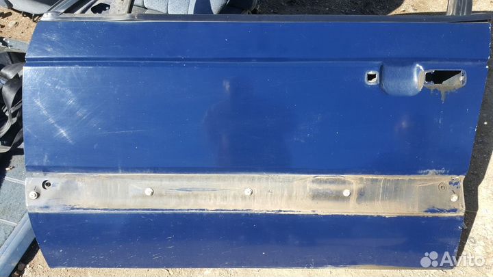 Дверь передняя левая vw passat b3 пассат б3 синяя