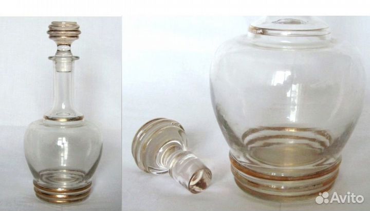 Графин для крепких напитков. «гхз», СССР 1950 гг