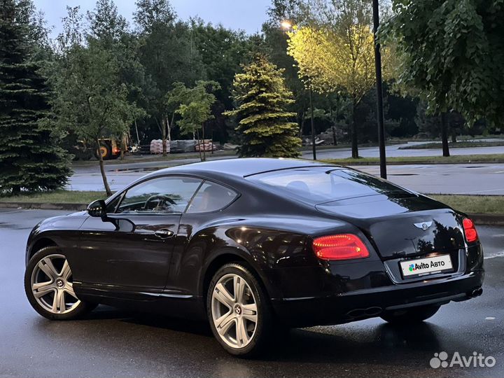 Bentley Continental GT 4.0 AT, 2012, 86 000 км