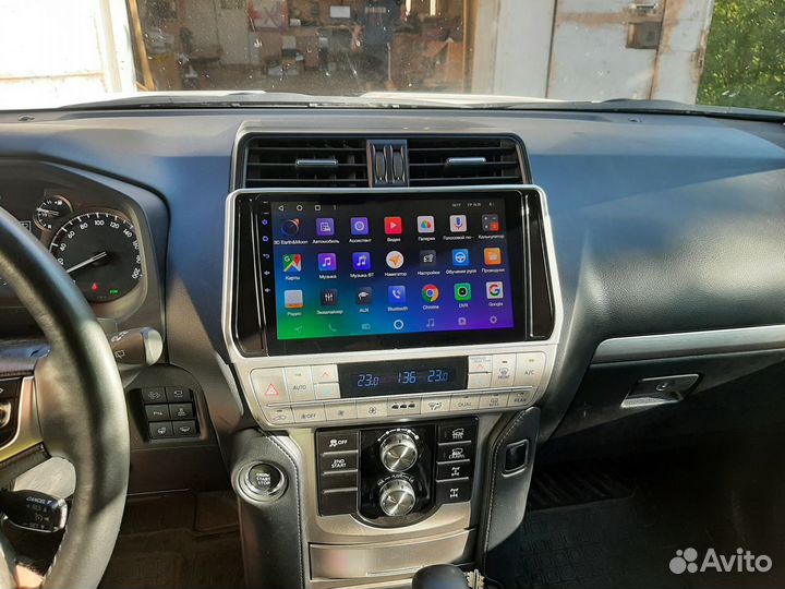 Android магнитола для Toyota Prado 150, есть Teyes