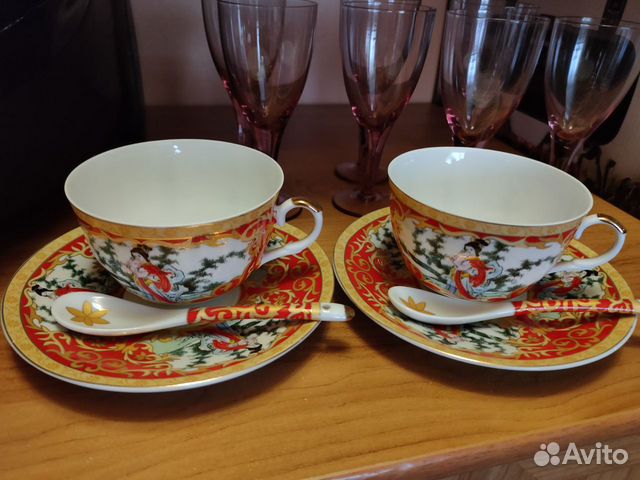 Набор чайная пара к�итайский рисунок