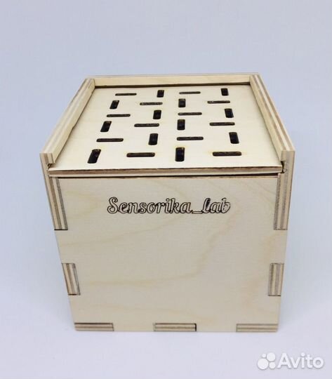 Деревянный короб Секретик по Монтессори
