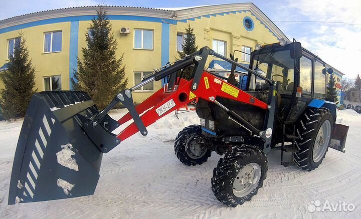 Погрузчик фронтальный пку 09 усиленный кун для мтз