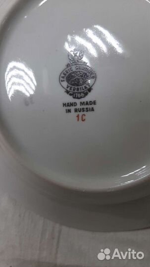 Кофейный сервиз.гарднер вербилки. костяной фарфор