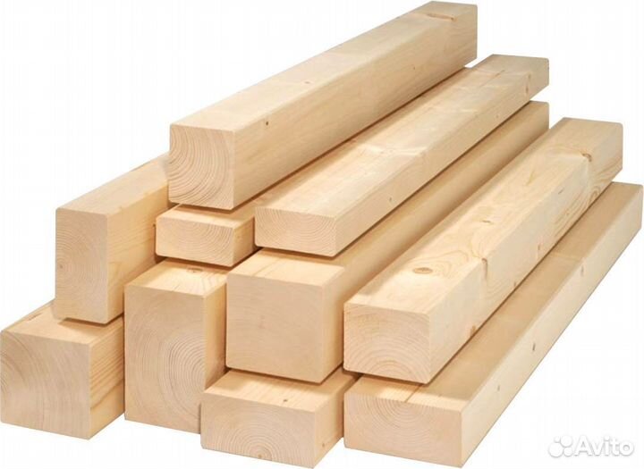 Брусок строганный сосна и другие пиломатериалы