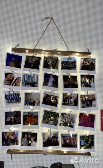 Фоторамка со светодиодами подвесная
