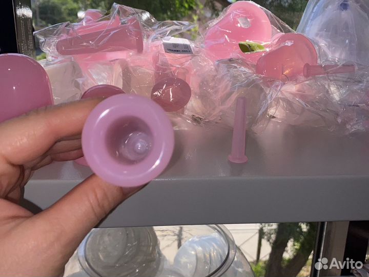 Массажные банки силиконовые вакуумные