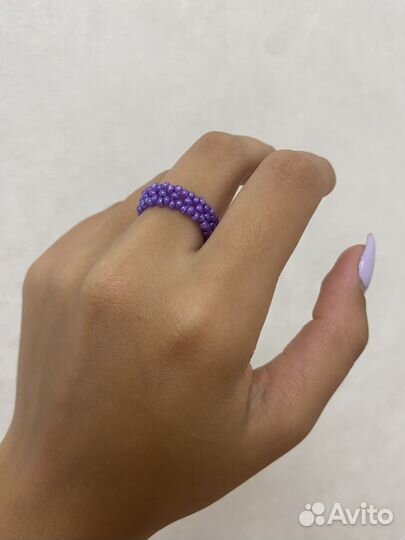 Кольцо из бисера
