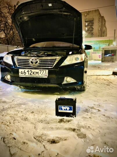 Аккумулятор на Toyota Camry v50 v55 v70