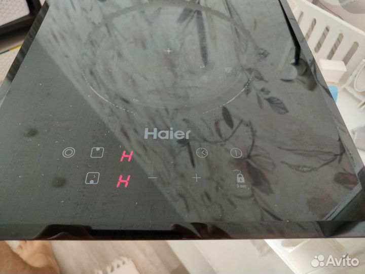 Варочная панель 2 комф электро Haier чёрн
