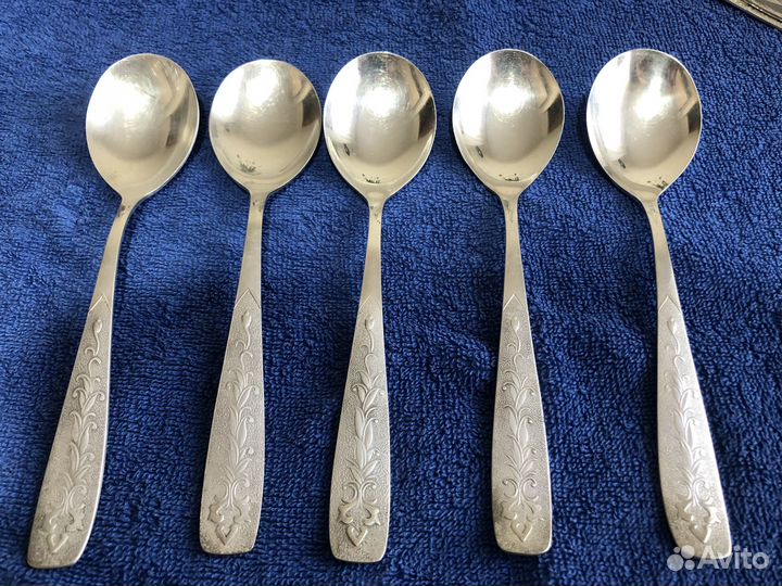 Столовые ложки мельхиор СССР
