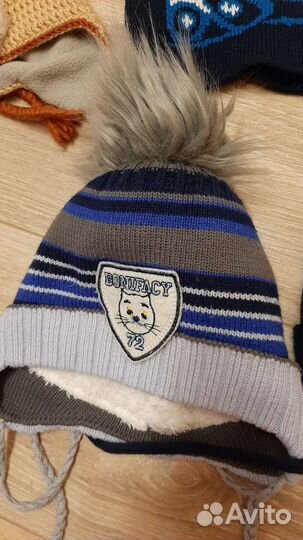 Шапка мишка с ушками зима/демис