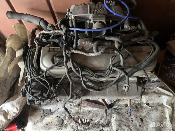 Двигатель в сборе rb20e