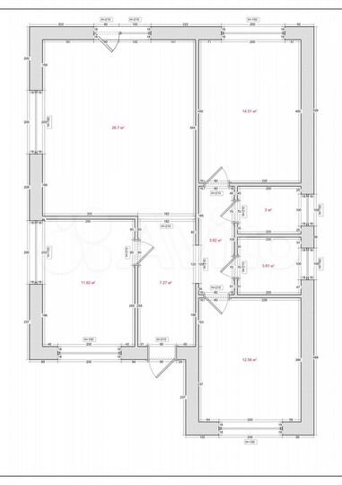 Дом 90 м² на участке 7 сот.