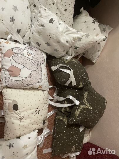 Бортики в детскую кроватку