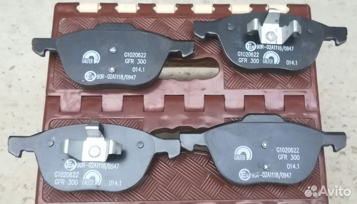 Тормозные диски и колодки передние ford focus 2