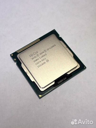 Intel Xeon e3-1220 v2 3.10-3.50 GHz 4 ядра LGA1155