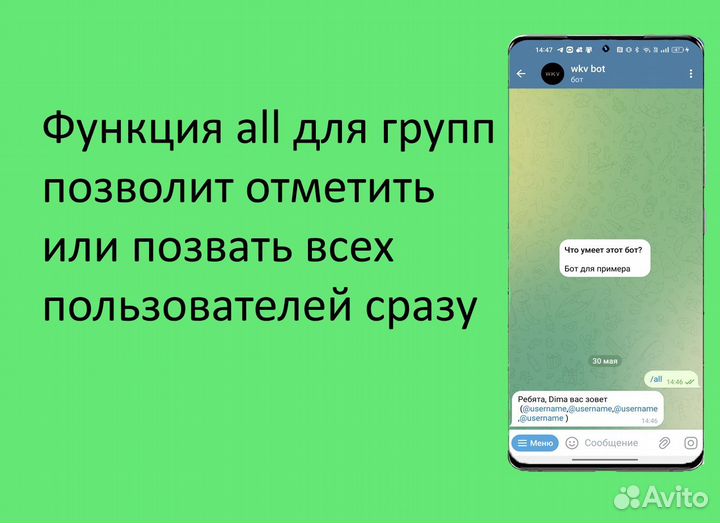 Разработка телеграм бота